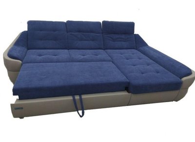➤Цена 24 188 грн  Купить Синий диван угловой для гостиной со спальным местом арт040167.4 ➤Синий ➤Диваны угловые➤Modern 7➤440312326.5.ВО фото