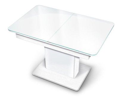 ➤Цена 10 840 грн  Купить Стол кухонный Notsob модель T Белый Дизайн 8 ➤ ➤Столы стеклянные➤Maj➤440303549.7jam фото
