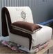 Кресло кровать без подлокотников СМ 80х115х87 кофейный с пальмами арт020012.5 044611.91NOV фото 5