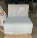 Кресло кровать без подлокотников СМ 80х115х87 серый логотип белый арт020012.8 044611.94NOV фото 7