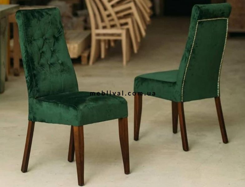 ➤Цена 5 027 грн  Купить Мягкий стул коричневый на деревянных ножках Аликонте ➤Коричневый ➤Стулья деревянные➤Агросвит 1С➤440306242.3ПЛМ фото