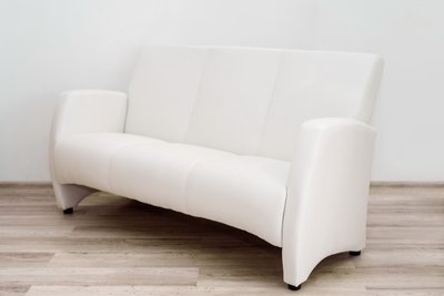 ➤Ціна 14 190 грн  Купити Комплект диван 3-х местный с креслом кожзам белый арт030030➤Білий ➤Комплекты диван + кресла➤Modern 3➤440303471.2.EMB фото