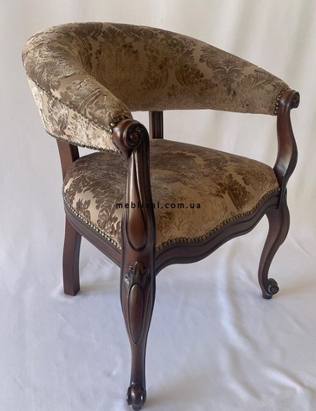 ➤Цена 12 840 грн  Купить Мягкое кресло деревянное для кафе Ной кожзам ➤Белый ➤Стулья деревянные➤Агросвит ФК➤6601900ПЛМ фото