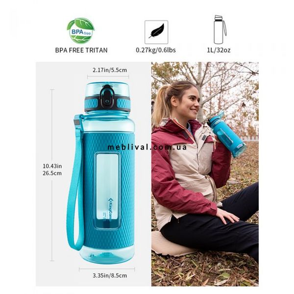 ➤Цена 645 грн UAH Купить Бутылка для воды KingCamp SILICON TRITAN BOTTLE(KA1144) (royal blue) ➤Голубой ➤Аксессуары для туризма➤KingCamp➤KA1144RB фото
