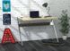 Письменный стол на металлических ножках в стиле Loft Дуб светлый арт050129.2 62695LO фото 5