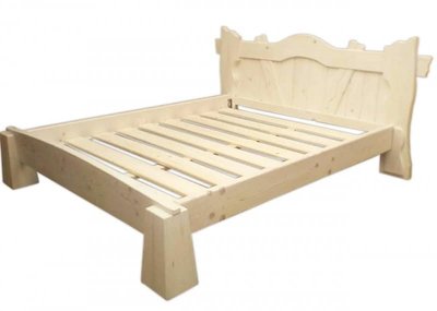 ➤Цена 8 025 грн UAH Купить Кровать деревянная односпалная Адьлози 90х200 под старину ➤Бук натуральний ➤Кровати под старину➤МЕКО➤0131МЕКО фото
