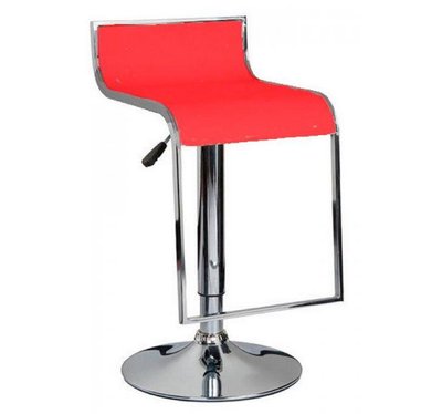➤Цена 1 385 грн  Купить Стильный барный стул с низкой спинкой кожзам красный с подножкой арт04035.1 ➤Красный ➤Стулья барные➤Modern 8➤SDM0080163RED.ВВ1 фото
