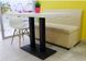 Стол для кафе столешница белая опора черная 120х60 арт040216 rodas.ВВ1 фото 2