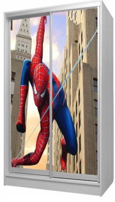 ➤Цена 9 403 грн  Купить Детский шкаф-купе 2х дверный Дизайн Дисней Spiderman 100х180 ➤ ➤Шкафы детские➤VDЕ➤144563.6ВИОРД1 фото