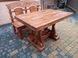 Комплект деревянный под старину Стеццано стол + лавка 440302903ПЛМ фото 3