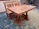 Комплект деревянный под старину Стеццано стол + лавка 440302903ПЛМ фото 2