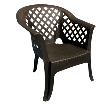 ➤Цена   Купить Кресло садовое 72x72x76 пластик коричневый ➤Коричневый ➤Кресла и стулья пластиковые➤Italiya-К➤LAR064MA фото