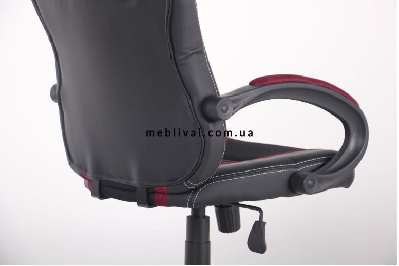 ➤Цена 4 150 грн  Купить Игровое кресло Сетка черная, вставки Сетка бордовая ➤Черный, бордовый ➤Кресла игровые➤Modern_12➤298229АМ фото
