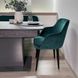Комплект кухонный стол Notsob Т 110х70(+35) Стандарт серый + стул кресло 4 шт зеленое 0203JAM фото 10