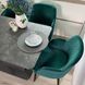 Комплект кухонный стол Notsob Т 110х70(+35) Стандарт серый + стул кресло 4 шт зеленое 0203JAM фото 4