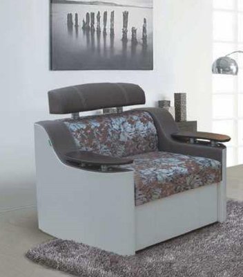 ➤Цена   Купить Раскладное кресло с ламинированными подлокотниками арт040162 ➤Коричневый ➤Кресла мягкие➤Modern 7➤440312321.1.ВО фото