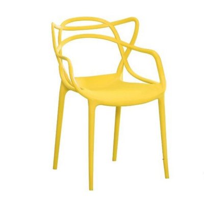 ➤Цена   Купить Стул Мастерс, пластик, цвет желтый ➤ ➤Кресла и стулья пластиковые➤ВВ1➤MASTER-YEL.ВВ1 фото