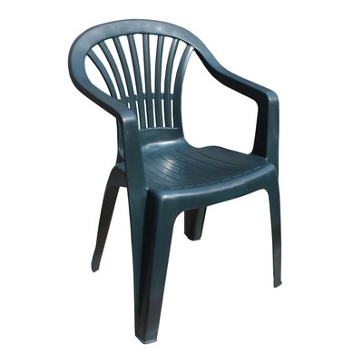 ➤Ціна 765 грн  Купити Кресло пластиковое садовое 51х55х82 зеленое➤Зелений ➤Кресла и стулья пластиковые➤Italiya-К➤8009271472679САД фото