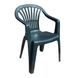 ➤Цена 765 грн  Купить Кресло пластиковое садовое 51х55х82 зеленое ➤Зелёный ➤Кресла и стулья пластиковые➤Italiya-К➤8009271472679САД фото