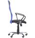 Кресло Ultra Хром сиденье А-1/спинка Сетка синяя, вставка Скаден черный 210149АМ фото 3