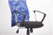 Кресло Ultra Хром сиденье А-1/спинка Сетка синяя, вставка Скаден черный 210149АМ фото 5