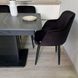 Комплект кухонный стол Notsob Т 110х70(+35) Стандарт черный + стул кресло 4 шт 0204JAM фото 4