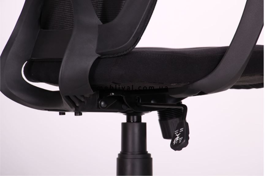 ➤Цена 5 054 грн  Купить Кресло Nickel Black сиденье Сидней-07/спинка Сетка SL-00 черная ➤Черный ➤Коллекция кресел Mendeleev➤AMF➤297089АМ фото