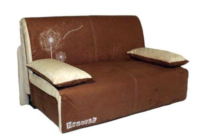 ➤Цена 10 378 грн  Купить Раскладной диван E02 арт02004.1, принт Dandelion 120 ➤Коричневый ➤Диван кровать➤Modern 2➤044603.2NOV фото