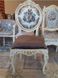 Банкетный стул с тиле барокко каркас деревянный лак слоновая кость с патиной Корго Люкс 440302924ПЛМ фото 1