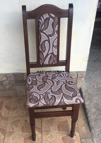 ➤Цена 1 170 грн  Купить Мягкий стул Брен деревянный однотонный ➤Орех темный ➤Стулья деревянные➤Агросвит Б➤440431218ПЛМ.2 фото