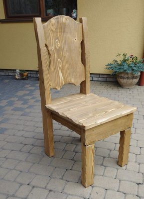 ➤Цена 2 025 грн UAH Купить Стул деревянный Атналта СТ-6 твердый под старину ➤Горіх ➤Стулья под старину➤МЕКО➤0041МЕКО1 фото