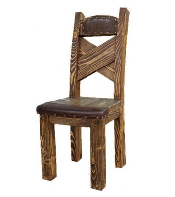 ➤Ціна 2 613 грн  Купити Обеденный стул под старину деревянный Гоне➤Орех темный ➤Стулья под старину➤Агросвит 4С➤440306283ПЛМ фото