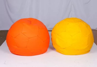 ➤Цена 2 022 грн  Купить Пуф мяч диаметр 70 ППУ шарики Дизайн 1 ➤Жёлтый ➤Пуфы➤M_S-ПУФ➤441300222М фото