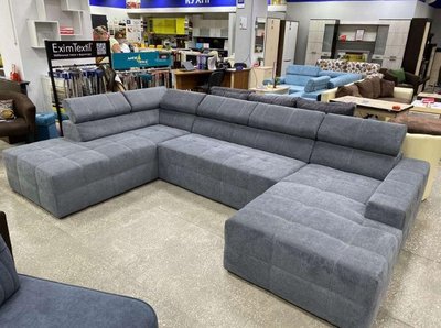 ➤Цена 34 783 грн  Купить Угловой диван большой не раскладной ткань Matrix 17 ➤Серый ➤Диваны угловые➤Modern 9➤440303173KAI фото