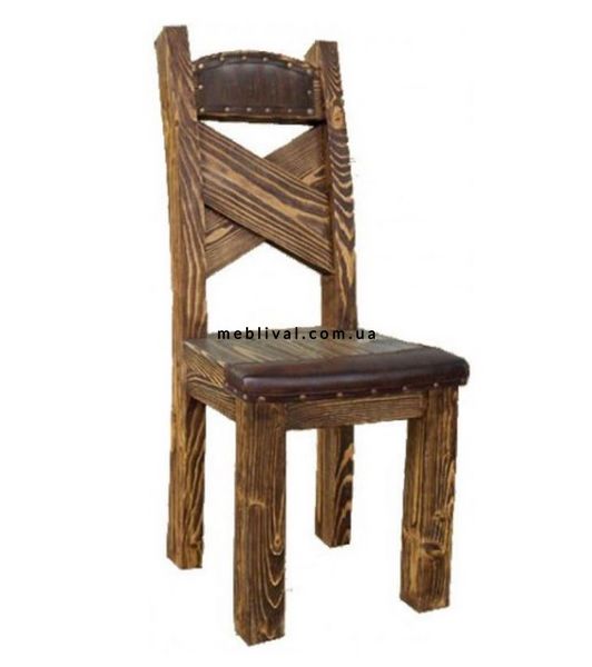 ➤Цена 2 613 грн  Купить Обеденный стул под старину деревянный Гоне ➤Орех темный ➤Стулья под старину➤Агросвит 4С➤440306283ПЛМ фото