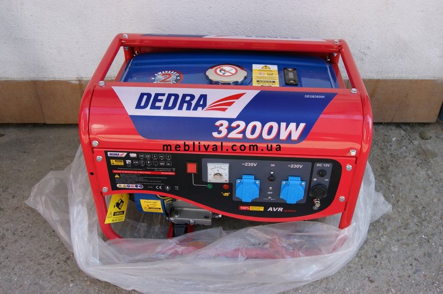 ➤Цена  UAH Купить Бензиновый генератор Dedra DEGB3600K ➤ ➤Генератор➤Dedra➤DEGB3600K фото