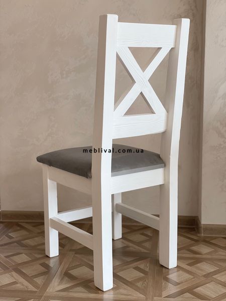 ➤Цена 2 412 грн  Купить Белый стул мягкий классический с мягким сиденьем Алелья ➤Белый ➤Стулья под старину➤Агросвит 4С➤440302981ПЛМ фото