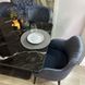 Комплект кухонный стол Notsob Т 110х70(+35) Стандарт черный + стул кресло 4 шт синий 0205JAM фото 8
