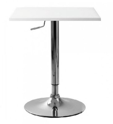 ➤Цена   Купить Барный стол квадратный на металлической опоре 60х60 арт040213 ➤Белый ➤Столы обеденные➤Modern 8➤vega s.ВВ1 фото
