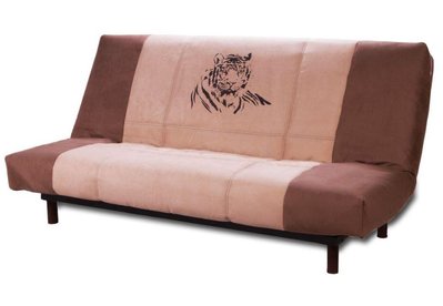➤Цена 12 012 грн  Купить Мини диван кровать 01 принт Tiger арт02001.7 ➤Коричневый ➤Диваны клик кляк➤Modern 2➤044600.5NOV фото
