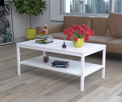 ➤Цена 2 565 грн  Купить Журнальный столик в стиле Loft Белый арт050155.4 ➤Белый ➤Журнальные столы в стиле Loft➤Modern 10➤62656LO фото