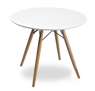 ➤Цена 5 182 грн  Купить Барный стол круглый на деревянных ножках диаметр 100 арт040206 ➤Белый ➤Столы обеденные➤Modern 8➤TabTaw100W.ВВ1 фото