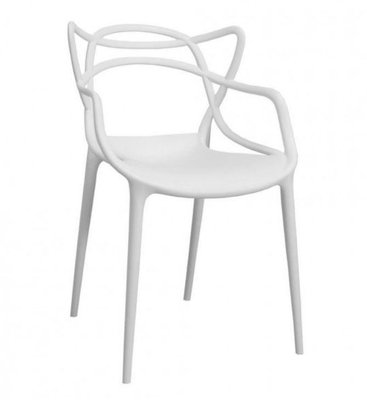 ➤Ціна 2 690 грн  Купити Стул пластиковый белый для кафе дизайнерский арт040276.1➤Білий ➤Кресла и стулья пластиковые➤Modern 8➤MASTER-WH.ВВ2 фото