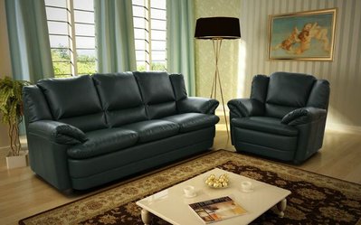 ➤Цена 43 595 грн  Купить Комплект мягкой мебели диван раскладной Седафлекс + кресло нераскладное ППУ Дизайн 3 ➤Черный ➤Комплекты диван + кресла➤M_S-КОМП➤440300180М фото