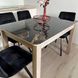 Комплект кухонный стол Notsob 90х60 Стандарт секвоя + стул мягкий 4 шт 0198JAM фото 1