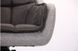 Кресло поворотное Virginia черный/cowboy базальт браун/меланж силвер 545793АМ фото 8