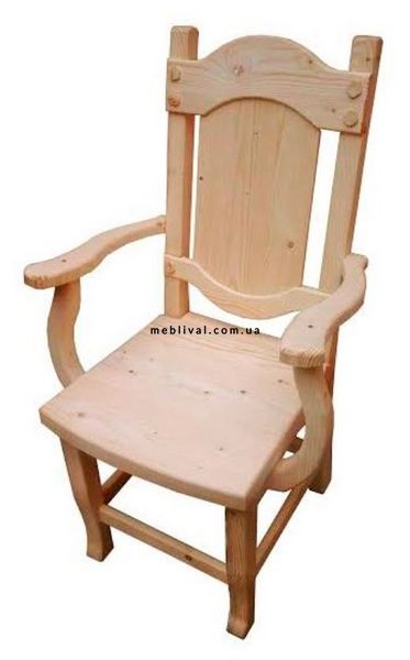 ➤Цена 2 814 грн  Купить Деревянный стул с подлокотниками для современной кухни под старину Герей ➤бук натуральный ➤Стулья под старину➤Агросвит 4С➤440306277.3ПЛМ фото