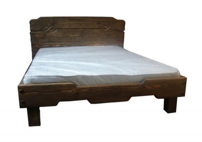 ➤Ціна 9 650 грн  Купити Деревянная кровать под старину Картахена➤Коричневий ➤Кровати под старину➤Агросвит 4С➤440302874ПЛМ фото