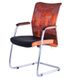 Кресло Аэро CF хром сиденье Сетка черная, Zeus 045 Orange/спинка Сетка оранж-Skyline 026595АМ фото 2