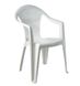 Пластиковое кресло для дачи 55x54x82 белый 8009271686506САДГ фото 1